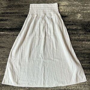 OLD NAVY Scrunch Waist Linen Maxi Skirt